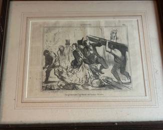 Honore Daumler - French Political Cartoonist - 1855