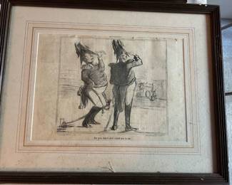 Honore Daumler - French Political Cartoonist - 1855