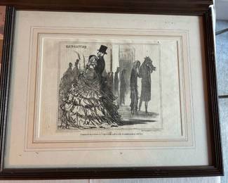 Honore Daumler - French Political Cartoonist - 1855