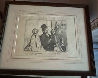 Honore Daumler - French Political Cartoonist - 1855