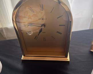 Howard Miller Gold Brass Mantel Clock