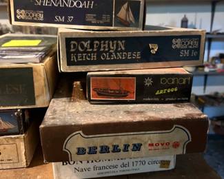 Vintage Ship Model Kits Dophyn ketch olandese, shenandoah SM 37, Berlin, Bon Homme