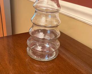 Vintage Glass Tree Jar