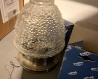 Vintage Acorn Style Clear Ceiling Lamp