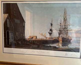 John Stobart print of Nantucket 