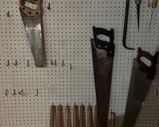 saws, chisels