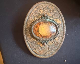 1902 indian head penny belt buckle
