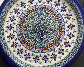 Blue Rose Polish Pottery