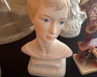 Laszlo Ispanky Porcelain Female Bust