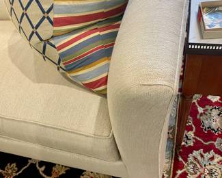 One of a pair of matching sofas