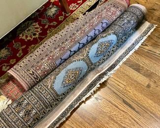 Lots of rugs and carpets
