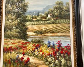 Oil paintings artist created