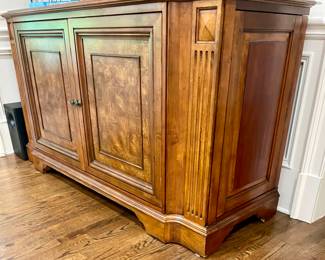 Ethan Allen credenza with loads of storage and hidden storage on sides