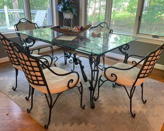 Very heavy set. Would also be good on covered patio