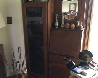 Quarter sawn oak secretary