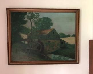 Signed oil painting on canvas