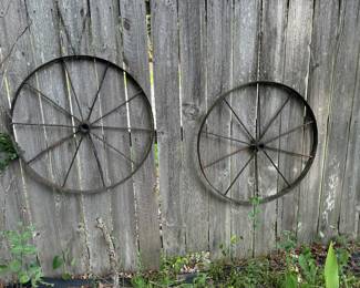 Old Wagon Wheels