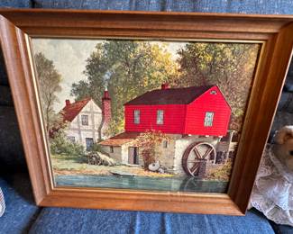 Vtg Barn Picture 