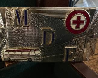 Trailways Belt Buckle