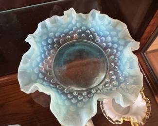 Vintage Fenton hobnail opalescent