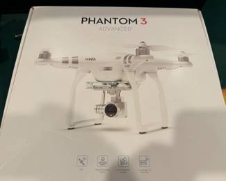 DJI Phantom 3 Advanced Drone kit with Controller and 3 Batteries