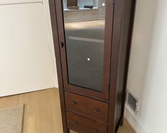 Pottery Barn 2 Drawer / 1 Door Cabinet (20"W x 16"D x 52-1/2"H)