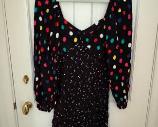 Women's Rixo x Target Polka Dot Dress Size 6