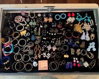 Collection of Silver, Antique & Costume Jewelry