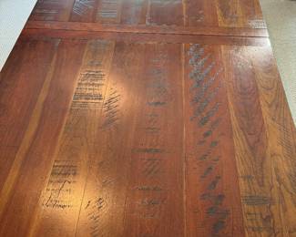 Crate & Barrel Rectangular Dining Table (42"W x 29-1/2"H x 75-1/2"L with 1 Leaf 24"L)