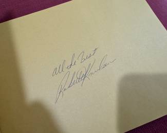 "A Living Treasure" Autographed by Robert C. Knudsen
