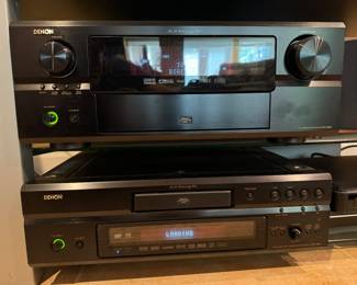 Denon AVR-3805 AV Surround Receiver & Denon DVD-3910 DVD Audio Video / Super Audio CD Player