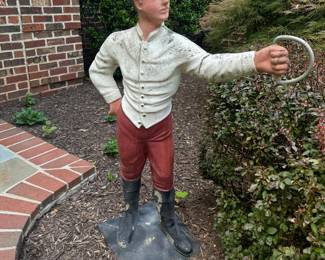 Cast Iron Lawn Jockey