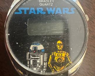 Star Wars Bradley Quartz Children's Wristwatch 1980
