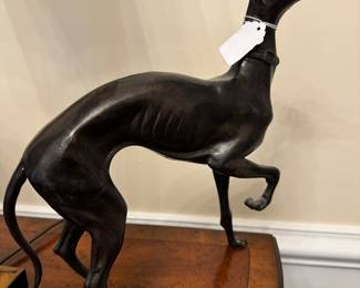 Bronze Whippet Dog