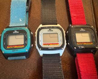 Collection of Vintage Shark Digital Wristwatches