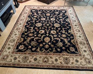 Indian Hand Tufted Wool Pile Traditional Rug (96"W x 120"L / 2 Total)