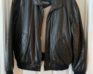 Men's Members Only Leather Jacket Size 44