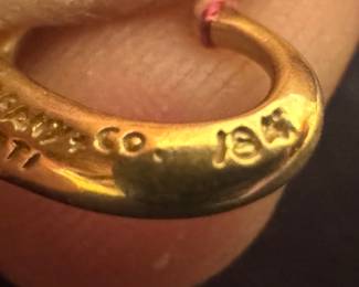 18K Gold Tiffany & Co. Heart Pendant