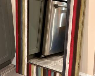 Contemporary Painted Mirror