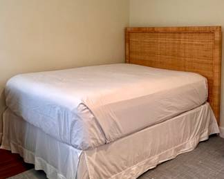 Full Size Rattan Bed