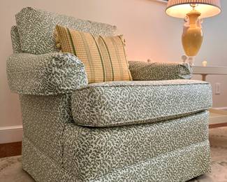 Pair, Wesley Hall Inc. Upholstered Armchairs