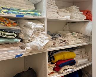 Lots of really nice linens!