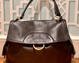 Ferragamo Vintage Black Leather Bag