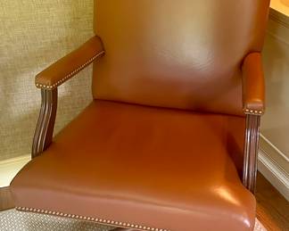 Hancock and Moore "Graham" Swivel-Tilt Office Chair, Plush Leather