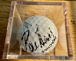 Autographed Bill Haas Golf Ball