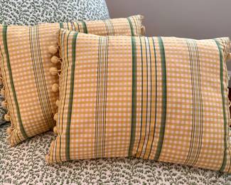 Custom Designer Fabric Down Pillows