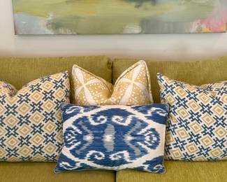 Designer Fabric Down Pillows