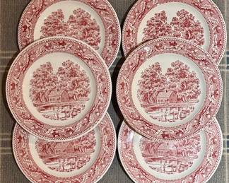 (6) Ironstone Plates