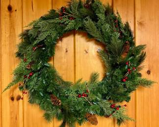 Frontgate Lighted Wreath