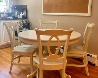 Crate & Barrel Table & 4 Chairs